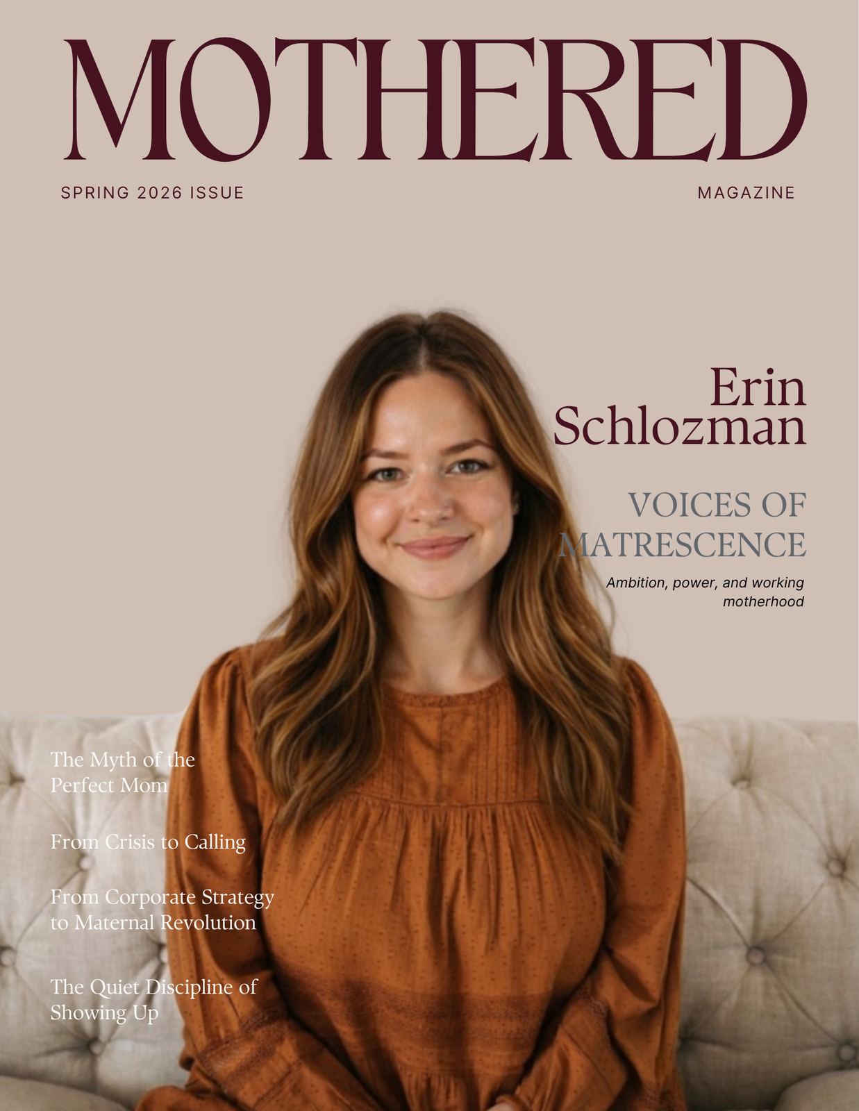 Mothered Magazine March 2026 cover